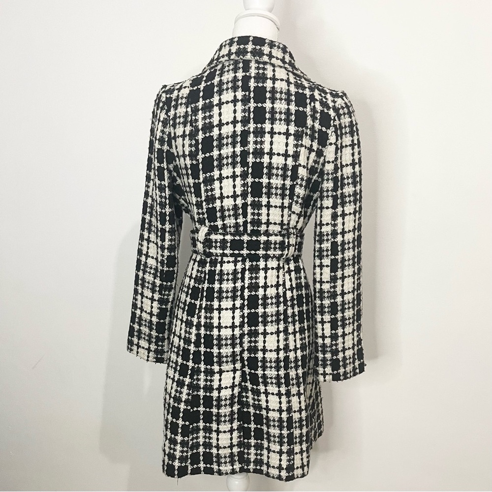 SOLD—LOVESTITCH TWEED TRENCH COAT | SIZE: M - Picture 5 of 8